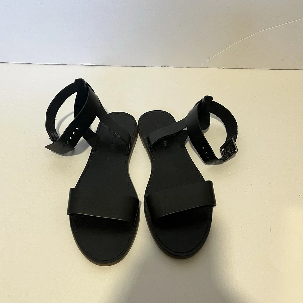 Madewell The Boardwalk Leather Sandals Size 7